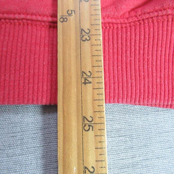 Disney x AE Sweatshirt Womens Size XS Red Donald Duck Feisty Pullover Christmas - Picture 7 of 10